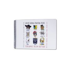 Akademi Çocuk Funny Mat Ressam Kediler Tükenmez 25x35 CM Resim Defteri
