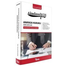 AkademikUS Kaymakamlık Anayasa Hukuku Ders Notları - Yusuf İlhan - Temsil Kitap Yayınları