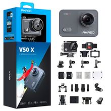 Akaso V50 X Aksiyon Kamera + Aksesuar Seti