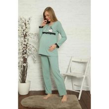 Akbeniz 45201 Su Yeşili Kadın Pijama Takımı