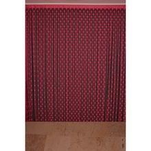 Akça Tekstil 300x280 cm Fuşya Puanlı Model Hazır Hazır Düğmeleri Dikilmiş İp Perde
