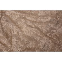 Akça Tekstil Vizon 75x260 cm Damaks Hazır dikilmiş Pileli Fon Perde