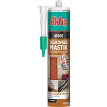 Akfix AS606 500 ml Silikonize Akrilik Mastik Altın Meşe Silikon Tabancası