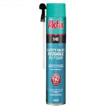 Akfix FA010 940 750 ml Mekanik Emniyet Valfli Poliüretan Köpük