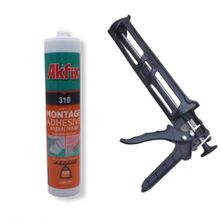 Akfix Kartonpiyer Stropiyer Beyaz 310 ml Silikon Tabancası ve Yapıştırıcı