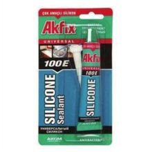 Akfix SA-111 Genel Amaçlı 50 ml Şeffaf Tüp Silikon
