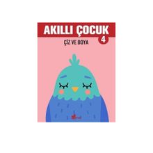 Akıllı Çocuk Çiz ve Boya 4 Çınar Yayınları