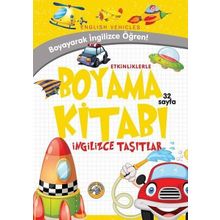 Akıllı Zebra Taşıtlar - Etkinliklerle Boyama Kitabı İngilizce