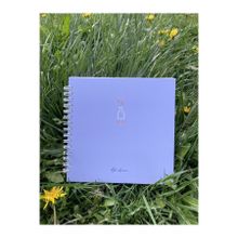 AKILLICA 15x15 CM Kare Mor Kareli Spiralli Defter