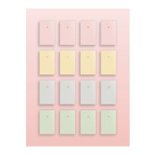AKILLICA 16'lı Pastel Çizgisiz Defter 10.5x15 cm Defter Seti