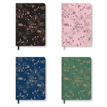AKILLICA Çizgili Sert Kapak 13x21 CM Hardcover Star Series 4'lü Defter Seti