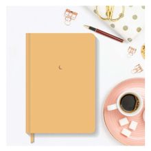 AKILLICA Düz Çizgisiz 13x21 cm Hardcover Notebook Yellow Sert Kapak Defter