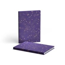 AKILLICA Sert Kapaklı Kurdeleli 13x21 cm Hardcover Mor 2 Adet Çizgili Defter