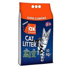 Akkum 10 kg Doğal Kalın Taneli Bebek Pudralı Kedi Kumu