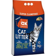 Akkum Marsilya Sabunu Kokulu Topaklaşan 2x10 kg İnce Taneli Bentonit Kedi Kumu