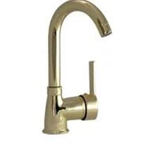 AKM Dekor Altın Hat Lavabo Bataryası