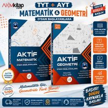 Akm Kitap - Aktif Öğrenme TYT Matematik ve Geometri 0'dan Başlayanlara 2 Kitap Set