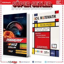 Akm Kitap Hız ve Renk Paragraf ve Acil Yayınları Problemler Soru Bankası 2 Kitap Set