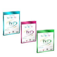 Akm Kitap Üç Dört Beş TYT Fizik Kimya ve Biyoloji Deneme Seti 3 Kitap