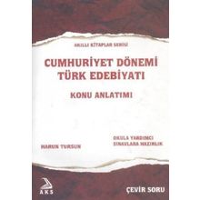 Aks Yayınları Cumhuriyet Dönemi Edebiyat Soru Bankası