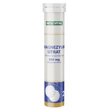 Aksu Vital Magnezyum Sitrat 200 mg 20 Efervesan Tablet