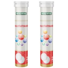 Aksu Vital Multivitamin Ginseng Cq10 2x20 Efervesan Tablet
