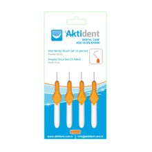 Aktident 0.45 mm 4'lü Turuncu Arayüz Fırçası