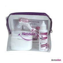 Aktident Diş Protez Temizleme 50 ml Jeli + Temizleme Fırçası