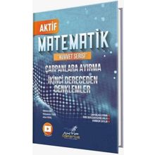 Aktif Öğrenme Yayınları Matematik Çarpanlara Ayırma ve İkinci Dereceden Denklemler