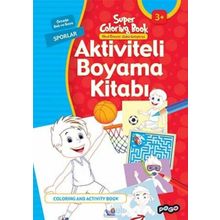 Aktiviteli Boyama Kitabı - Sporlar - kollektif