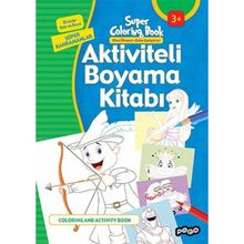 Aktiviteli Boyama Kitabı - Süper Kahramanlar - kollektif