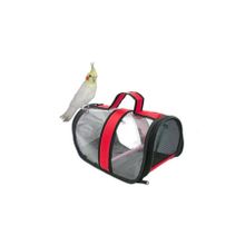 Ala Pet 30x22x21 cm Kırmızı Tünekli Sultan Papağanı Taşıma Çantası