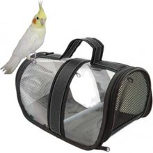 Ala Pet 30x22x21 cm Siyah Tünekli Sultan Papağanı Taşıma Çantası