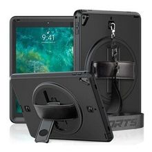 Alan Şanslı iPad 5 Air 9.7 Siyah Strap C Otterbox Tablet Kapak Kılıf