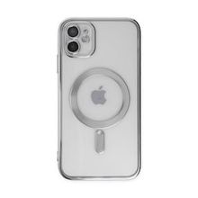 Alan Şanslı iPhone 11 Kross Magneticsafe Kapak Gümüş Cep Telefonu Kılıfı