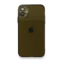 Alan Şanslı iPhone 12 FLY Lens Silikon Siyah Cep Telefonu Kılıfı