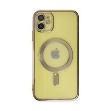 Alan Şanslı iPhone 12 Kross Magneticsafe Kapak Gold Cep Telefonu Kılıfı