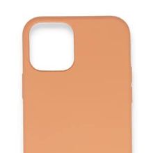 Alan Şanslı Iphone 12 Turuncu Mini Nano İçi Kadife Silikon Kılıf
