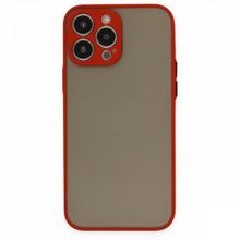 Alan Şanslı iPhone 13 Pro Max Montreal Kırmızı Silikon Kapak Kılıf