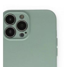 Alan Şanslı iPhone 13 Pro Nano İçi Kadife Su Yeşili Silikon Kılıf