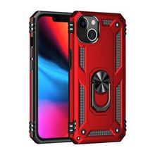 Alan Şanslı iPhone 14 Plus Sofya Yüzüklü Kırmızı Silikon Kapak Kılıf