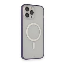 Alan Şanslı iPhone 14 Pro Grand Magneticsafe Kapak Mor Kılıf