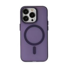 Alan Şanslı iPhone 14 Pro Lodos Magneticsafe Mat Kapak Mor Kılıf