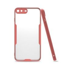 Alan Şanslı iPhone 7 Plus Platin Silikon Pembe Cep Telefonu Kılıfı