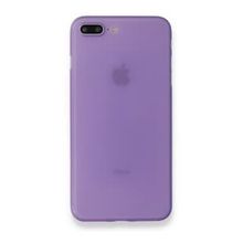 Alan Şanslı iPhone 7 Plus PP Ultra İnce Kapak Mor Cep Telefonu Kılıfı