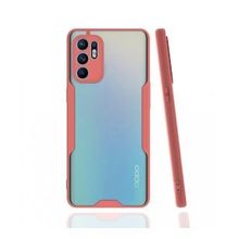 Alan Şanslı Oppo Reno 6 Platin Silikon Pembe Kılıf