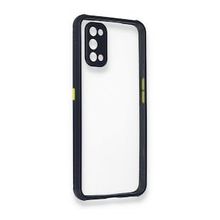 Alan Şanslı Realme 7 Pro Miami Şeffaf Silikon Lacivert Kılıf