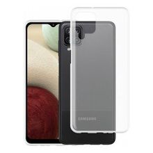 Alan Şanslı Samsung Galaxy A12 Lüx Şeffaf Silikon Cep Telefonu Kılıfı
