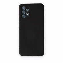 Alan Şanslı Samsung Galaxy A13 4G Nano İçi Kadife Silikon Siyah Kılıf