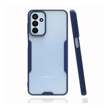 Alan Şanslı Samsung Galaxy M23 Platin Silikon Lacivert Cep Telefonu Kılıfı